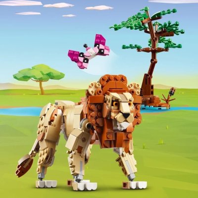 Konstruktorius LEGO® Creator 3in1 Laukiniai safario gyvūnai 31150