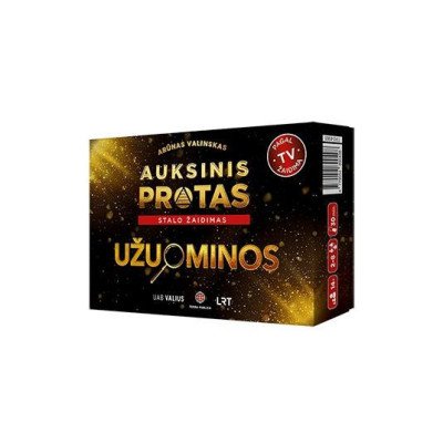 Stalo žaidimas AUKSINIS PROTAS. Užuominos