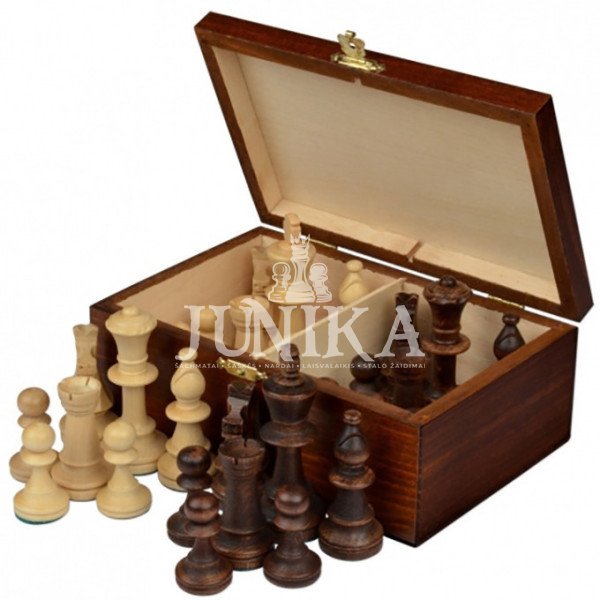 Turnyrinių šachmatų figūros Nr. 5 Staunton (dėžutėje)